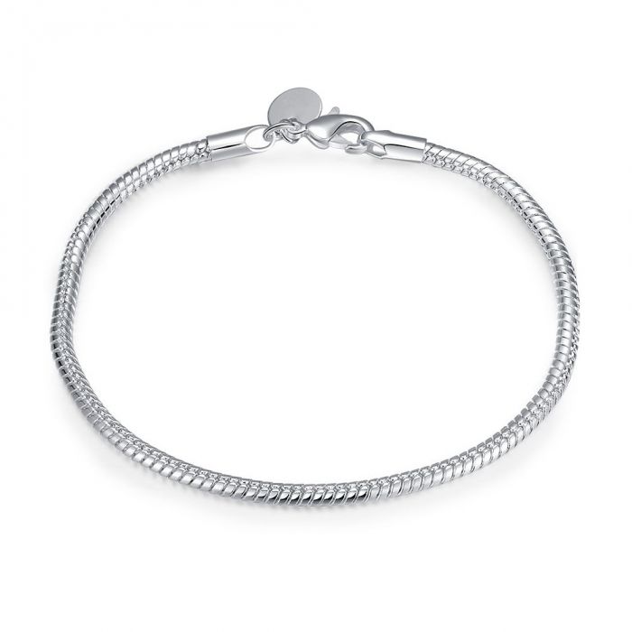 Silver Plated Bracelet Snake - 5