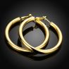 Gold 5mm Round Cricle Hollow Earring - 1