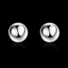 Silver High Quality Love Sears Balls Metal Earrings - 3