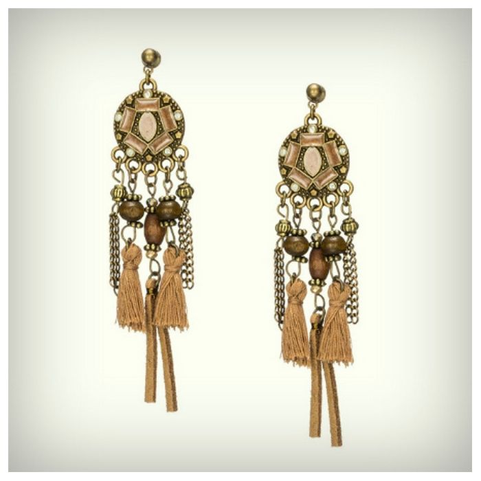 Long tassel earrings - 1