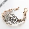 Luxury Gray Crystal Flower Bracelet - 1