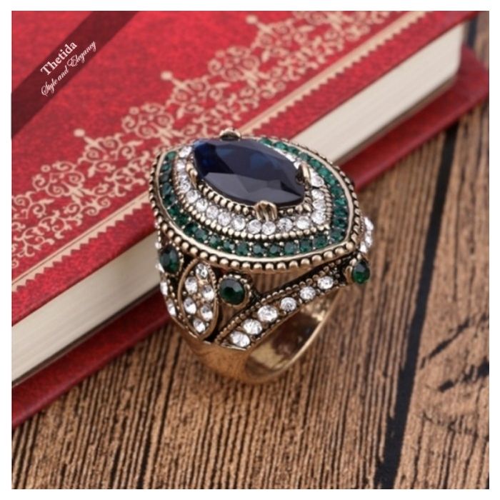 Luxury Vintage Jewelry Big Ring - 1