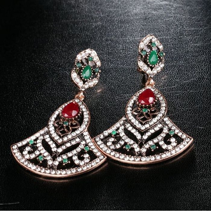 Luxury Big Earrings Turkish Style