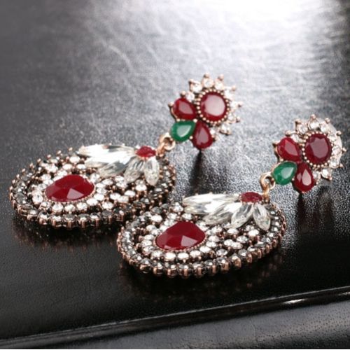 Luxury Earrings Turkish Unique Crystal
