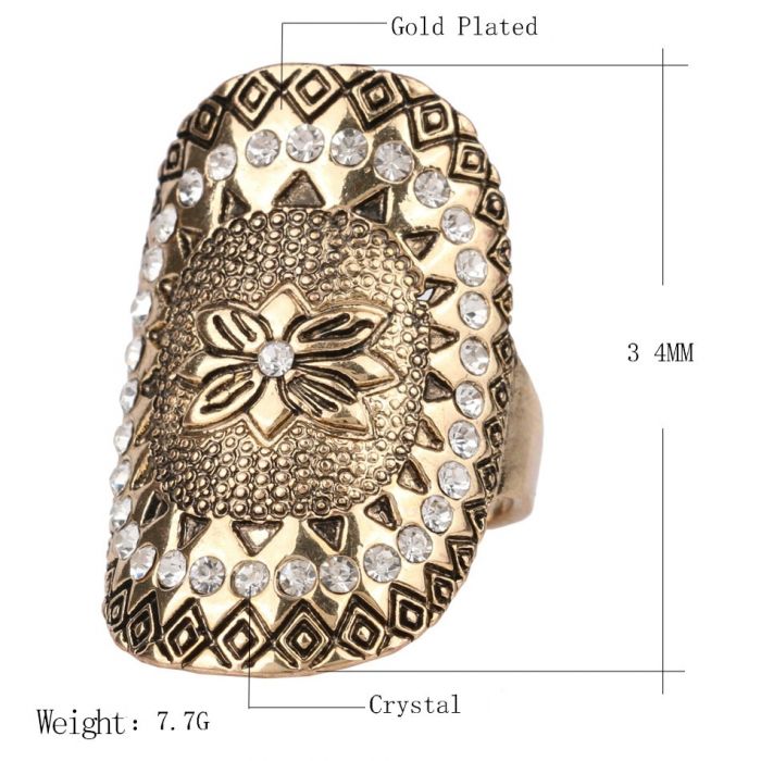 Crystal Jewelry Bohemia Ring - 5