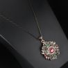 Vintage Jewelry Ethnic Pendant Necklace - 2