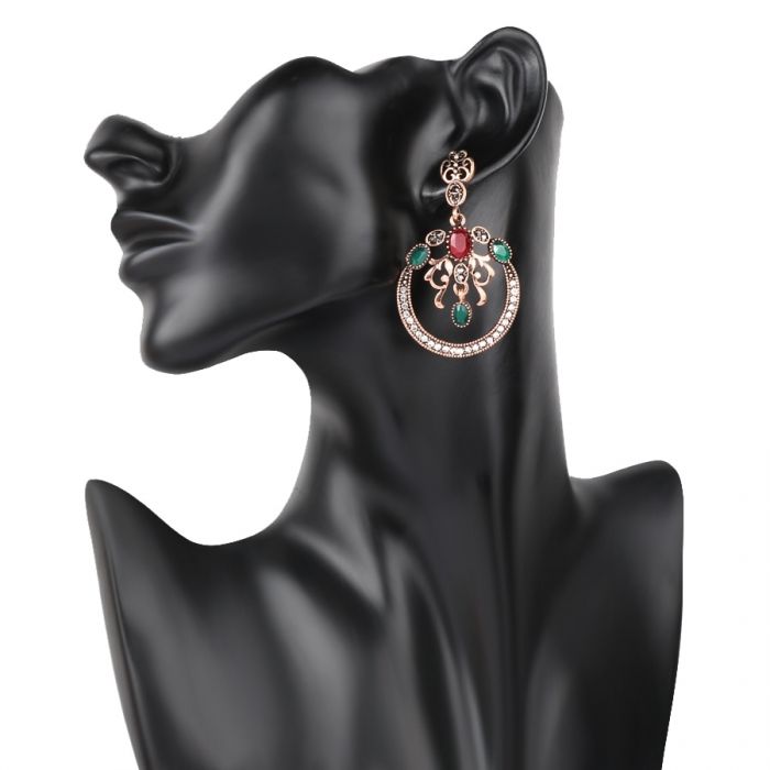 Bohemia Drop Earrings Vintage Jewelry Dubai - 3