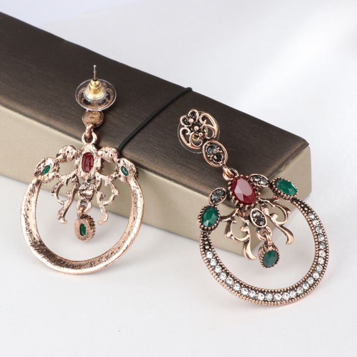Bohemia Drop Earrings Vintage Jewelry Dubai - 4